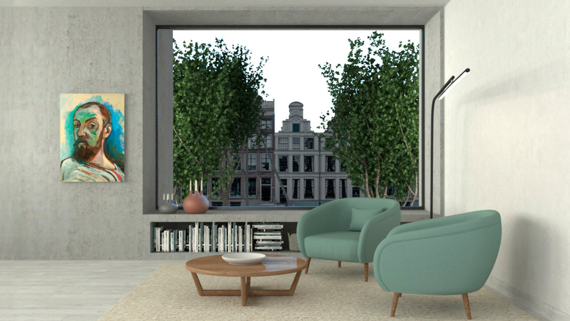 The Minimalist Living Room